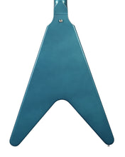 Gibson Custom 1969 Flying V Electric Guitar in Aqua Mist 600429