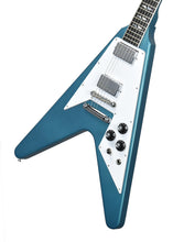 Gibson Custom 1969 Flying V Electric Guitar in Aqua Mist 600429