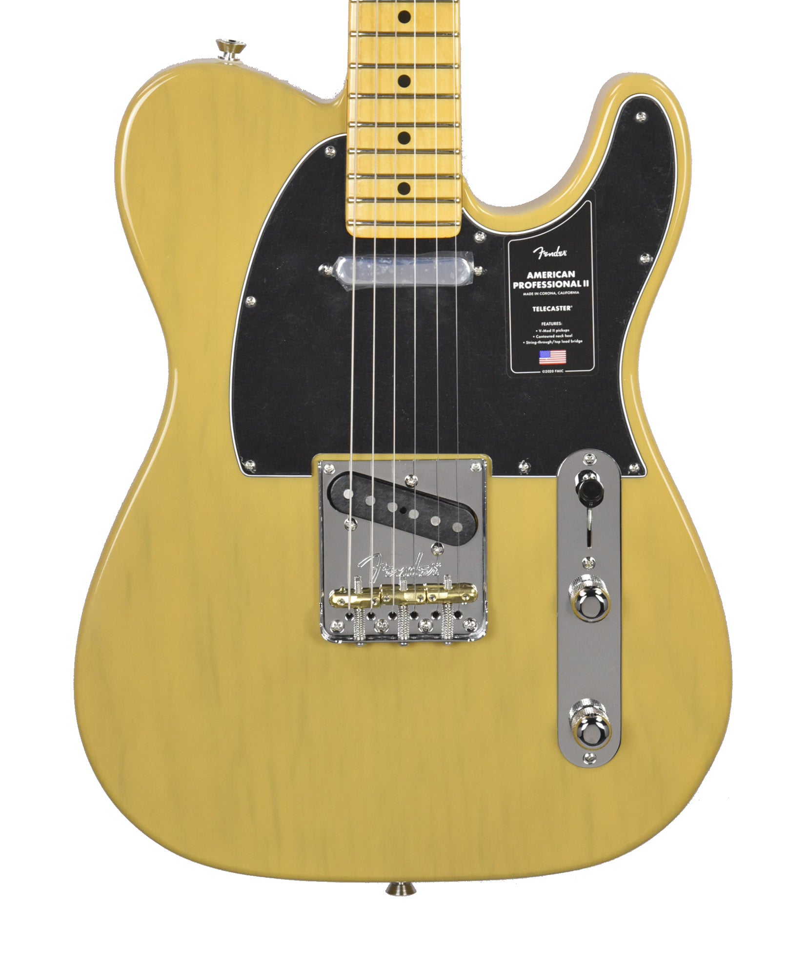 安いそれに目立つ Professional American Fender II Butterscotch in Telecaster ギター