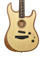 Used 2021 Fender American Acoustasonic Stratocaster in Natural US218972A - The Music Gallery