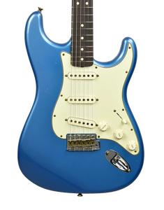 Fender Custom Shop 63 Stratocaster Journeyman Relic in Lake Placid Blue R121332 - The Music Gallery