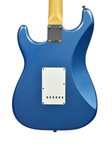 Fender Custom Shop 63 Stratocaster Journeyman Relic in Lake Placid Blue R121332 - The Music Gallery
