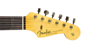 Fender Custom Shop 63 Stratocaster Journeyman in Charcoal Frost R133289 - The Music Gallery