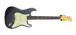 Fender Custom Shop 63 Stratocaster Journeyman in Charcoal Frost R133289 - The Music Gallery