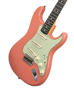 Fender Custom Shop 63 Stratocaster Journeyman Relic Masterbuilt by Paul Waller in Salmon Pink R129205 - The Music Gallery