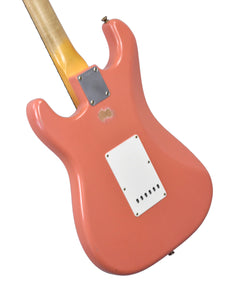 Fender Custom Shop 63 Stratocaster Journeyman Relic Masterbuilt by Paul Waller in Salmon Pink R129205 - The Music Gallery