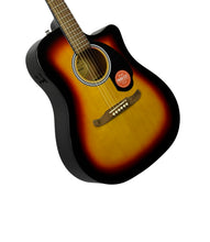 Fender FA-125CE Dreadnought Acoustic-Electric Guitar in Sunburst CRWE22000725 - The Music Gallery