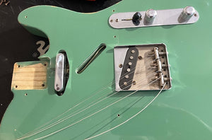 Used 2005 Fender Custom Shop 1957 Telecaster Relic Masterbuilt by John English in Celadon Green R19156