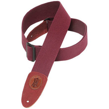 Levy's 2" Cotton Guitar Strap with Suede Ends