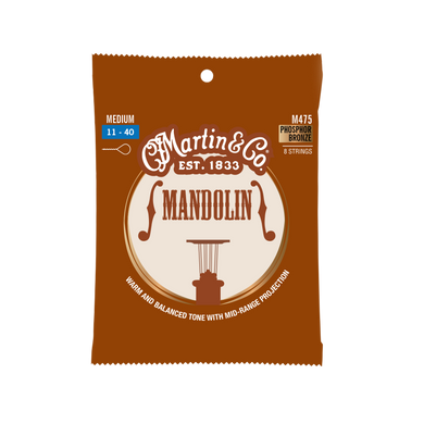 Martin Mandolin 11-40 Medium Phosphor Bronze Strings M475 - The Music Gallery