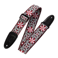 Levy's 2 Inch 60's Hootenanny Jacquard Weave Guitar Strap - The Music Gallery