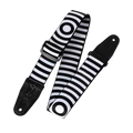 Levy's Graphic Wave Series 2" Printed Polyester Strap w/Leather Ends - The Music Gallery