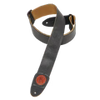 Levy's Signature Tri Glide Series 2 Inch Leather Strap Black MSS7G-BLK - The Music Gallery