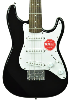 Squier Mini Stratocaster in Black ICSI23020415 - The Music Gallery