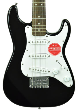 Squier Mini Stratocaster in Black ICSI23013607 - The Music Gallery