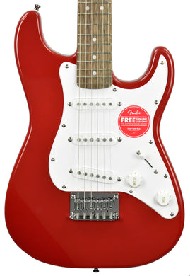 Squier Mini Stratocaster in Dakota Red ICSH23009420 - The Music Gallery