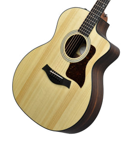 Taylor 214ce Plus Acoustic-Electric Guitar in Natural 2202223133 - The Music Gallery