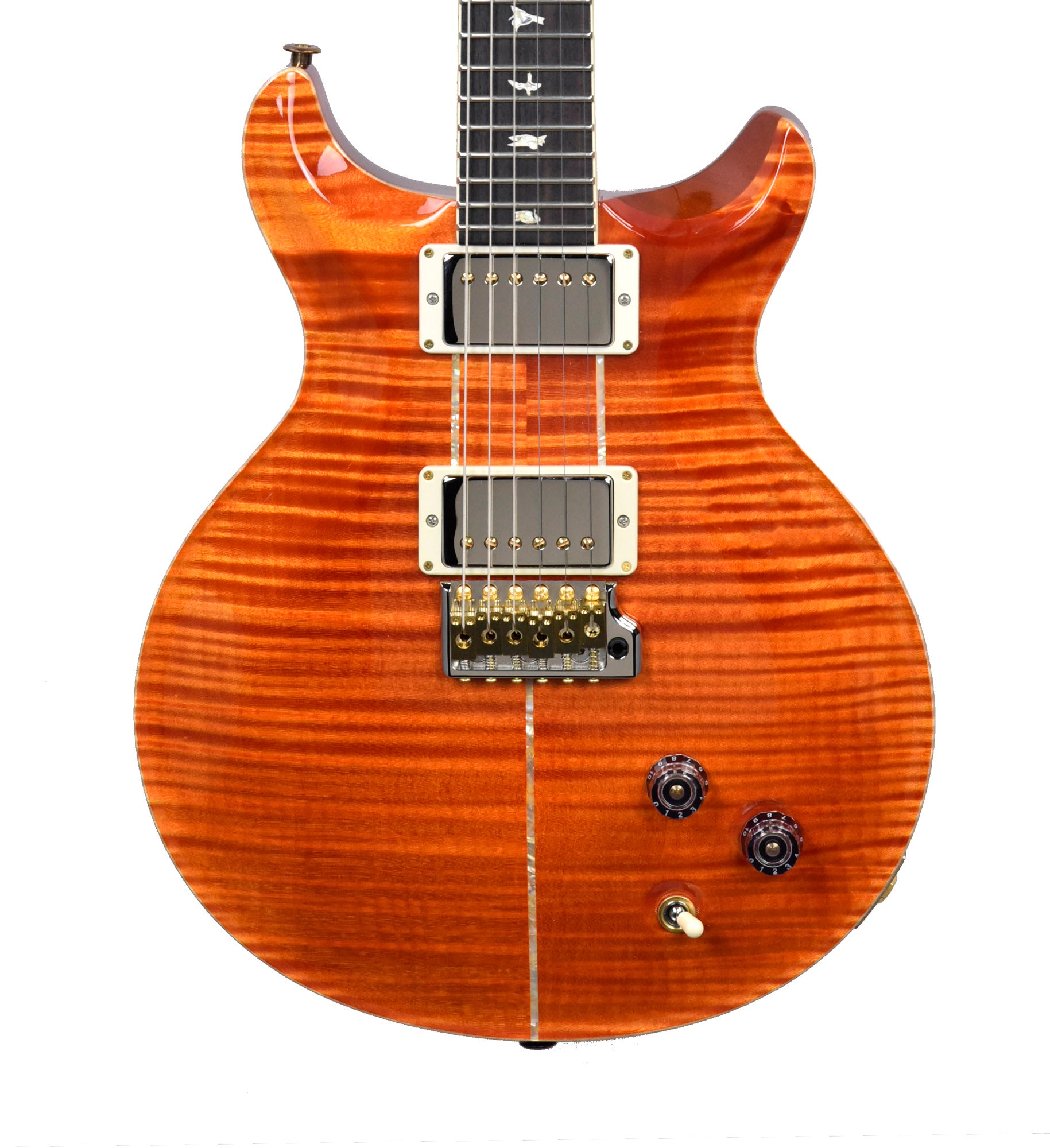 PRS SE Santana Orenge エレキギター Used 2022 PRS Santana Retro 10 Top Electric Guitar in Orange Tiger
