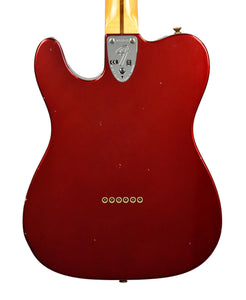 Used 2022 Fender Custom Shop 1972 Telecaster Deluxe Journeyman Relic in Candy Apple Red R00263 - The Music Gallery