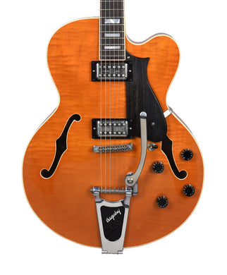 Used 2017 Heritage Kenny Burrell Groove Master Electric Guitar in Vintage Orange AH22808