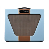 Carr Super Bee 1x12 Combo Amplifier in Sonic Blue and Brown 0444 - The Music Gallery