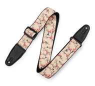 Levy's Nature Series Cherry Tree 2" Polyester Guitar Strap MPD2-115 - The Music Gallery