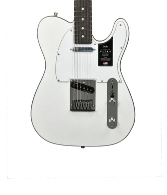 Fender American Ultra Telecaster in Arctic Pearl US23023712 - The Music Gallery