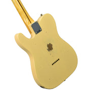 Fender Custom Shop 50s Telecaster 1 Piece Ash Relic in Nocaster Blonde R128021 - The Music Gallery