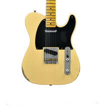 Fender Custom Shop 50s Telecaster 1 Piece Ash Relic in Nocaster Blonde R128021 - The Music Gallery