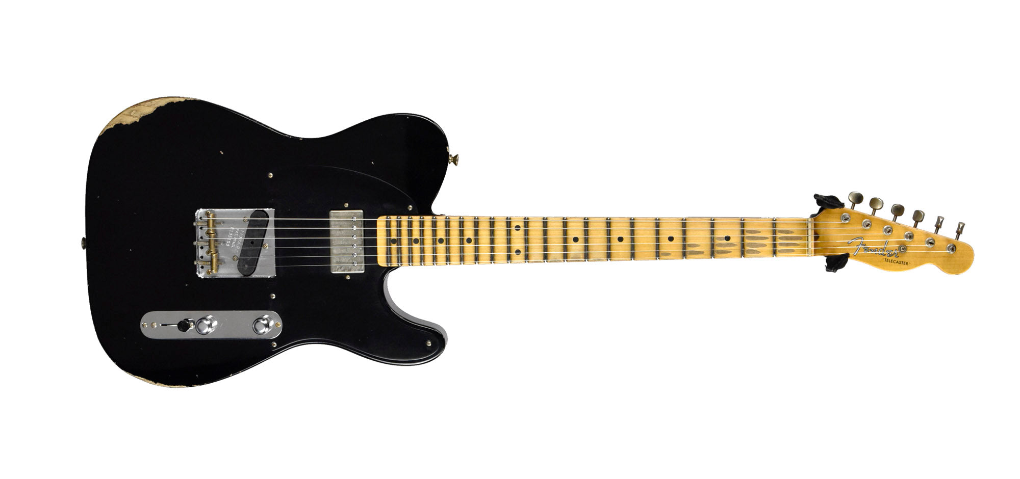 Fender Custom Shop 52 HS Telecaster Relic in Aged Black R135103