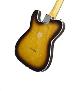Fender Custom Shop 1960 Telecaster Custom in 2 Color Sunburst R130774 - The Music Gallery