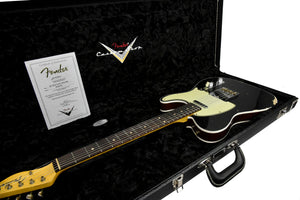 Fender Custom Shop 1960 Telecaster Custom Ash Relic in Black R124797 - The Music Gallery