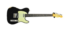 Fender Custom Shop 1960 Telecaster Custom Ash Relic in Black R124797 - The Music Gallery