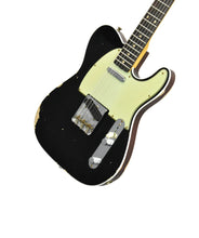 Fender Custom Shop 1960 Telecaster Custom Ash Relic in Black R124797 - The Music Gallery