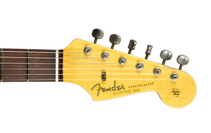 Fender Custom Shop 63 Stratocaster Journeyman in 3 Tone Sunburst R130915 - The Music Gallery
