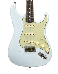 Fender Custom Shop 63 Stratocaster Journeyman Relic in Faded Sonic Blue R138903