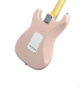 Fender Custom Shop 63 Stratocaster Journeyman Relic in Shell Pink R130529 - The Music Gallery