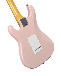 Fender Custom Shop 63 Stratocaster Journeyman Relic in Shell Pink R132881 - The Music Gallery