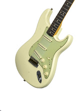 Fender Custom Shop 63 Stratocaster Journeyman Relic in Vintage White R129737 - The Music Gallery