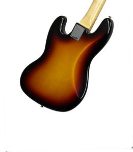 Fender Custom Shop 64 Jazz Bass Journeyman Relic in 3 Color Sunburst R130674 - The Music Gallery