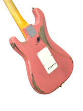 Fender Custom Shop 1962 Stratocaster Heavy Relic Masterbuilt By Greg Fessler in Faded Fiesta Red R129019 - The Music Gallery