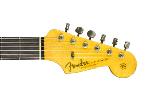 Fender Custom Shop 1962 Stratocaster Heavy Relic Masterbuilt By Greg Fessler in Faded Fiesta Red R129019 - The Music Gallery
