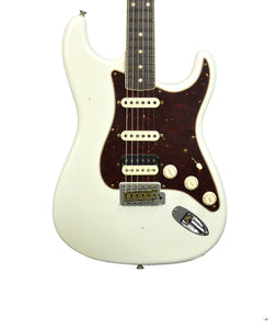 Fender Custom Shop Post Modern Stratocaster HSS Journeyman Relic in Aged Olympic White 15074 - The Music Gallery