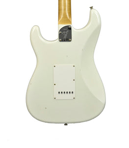 Fender Custom Shop Post Modern Stratocaster HSS Journeyman Relic in Aged Olympic White 15074 - The Music Gallery