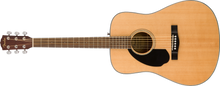 Fender CD-60's Left Hand Acoustic Guitar in Natural IPS260500746