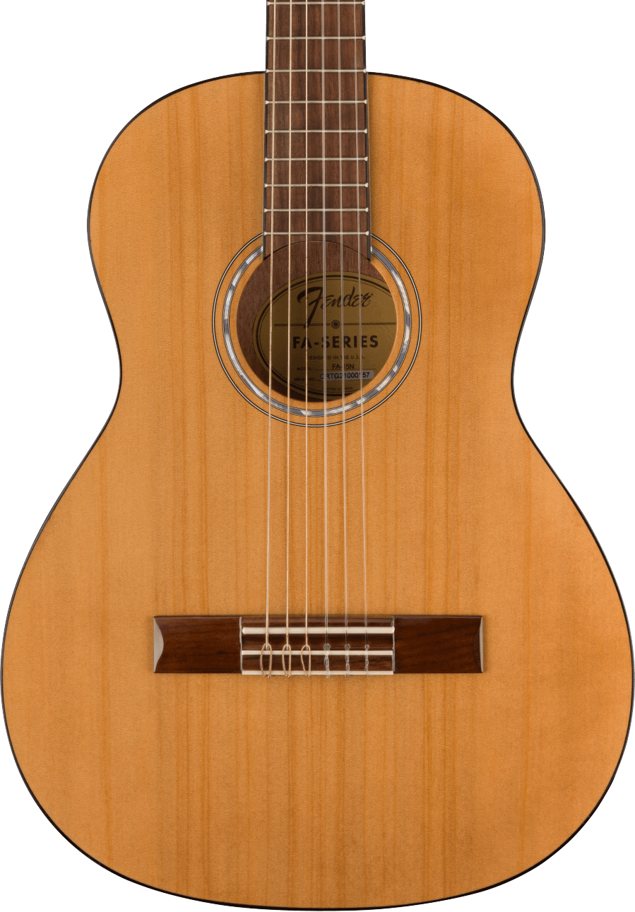 Fender FA-15N 3/4 Nylon Acoustic Guitar w/ Gig Bag in Natural OI24084758