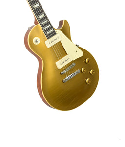Gibson Custom Murphy Lab 1956 Les Paul Gold Top Standard Reissue Ultra Light Aged in Double Gold 63088 - The Music Gallery