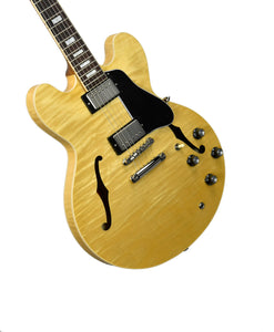 Gibson ES-335 Figured Top Semi-Hollow Electric Guitar in Antique Natural 213130239 - The Music Gallery