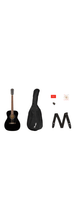 Fender CC-60S Concert Pack V2 Acoustic Guitar in Black IPS251102304 - The Music Gallery