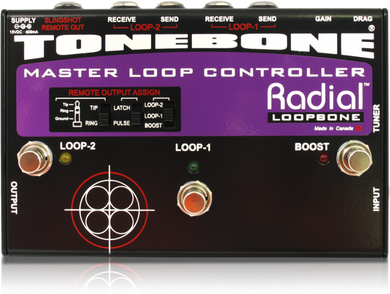 Radial Engineering Tonebone Radial Loopbone Master FX Loop Controller 22291 - The Music Gallery